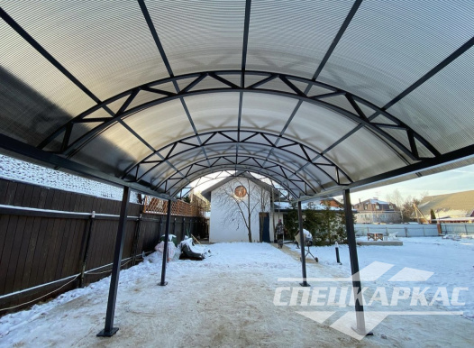 Навес для одного автомобиля 6х4 №54 1603