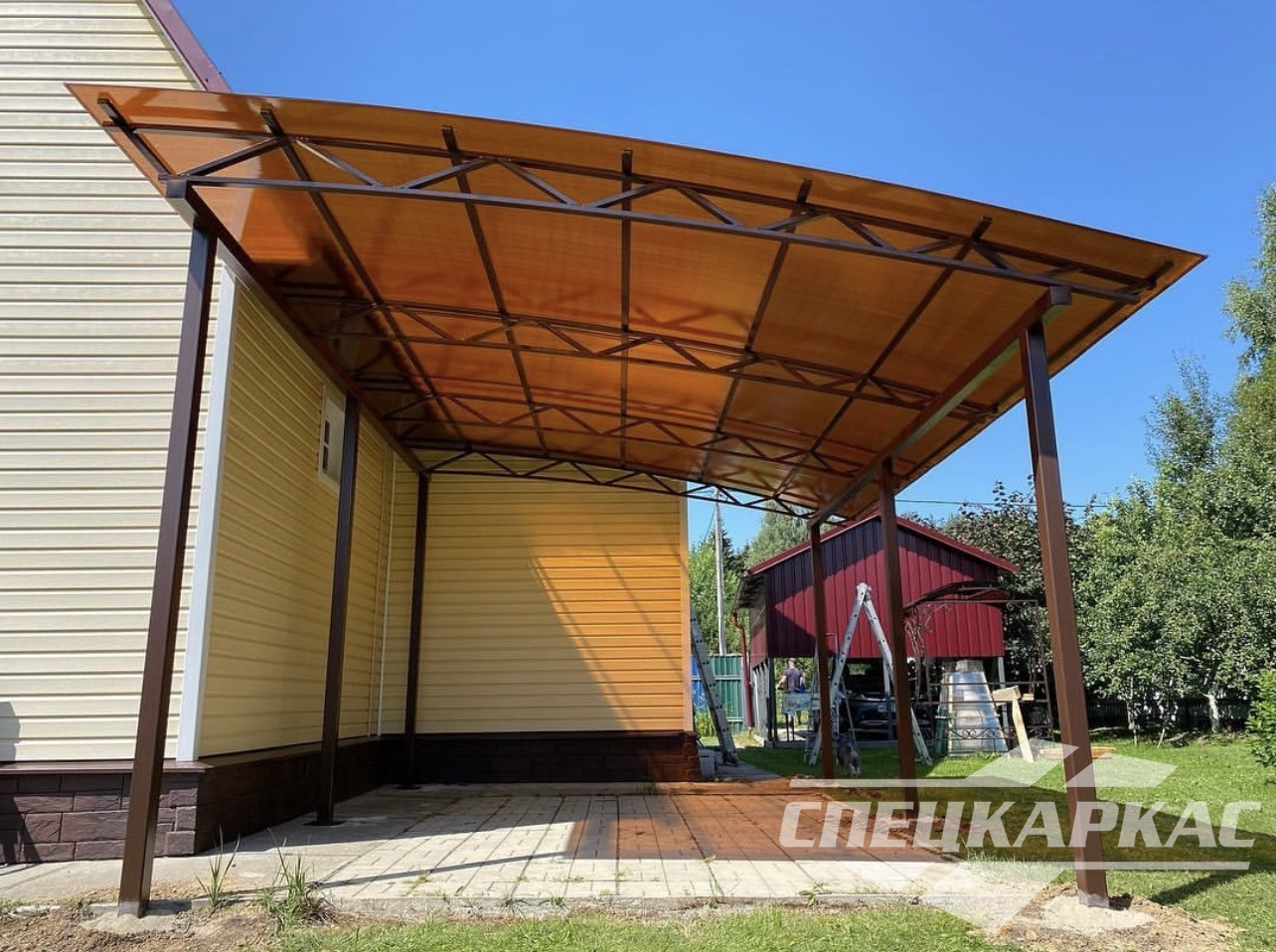 Картинки навесов пристроенных к дому